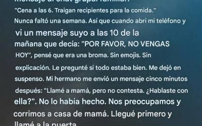 Un mensaje sencillo que sacó a la luz verdades familiares ocultas.