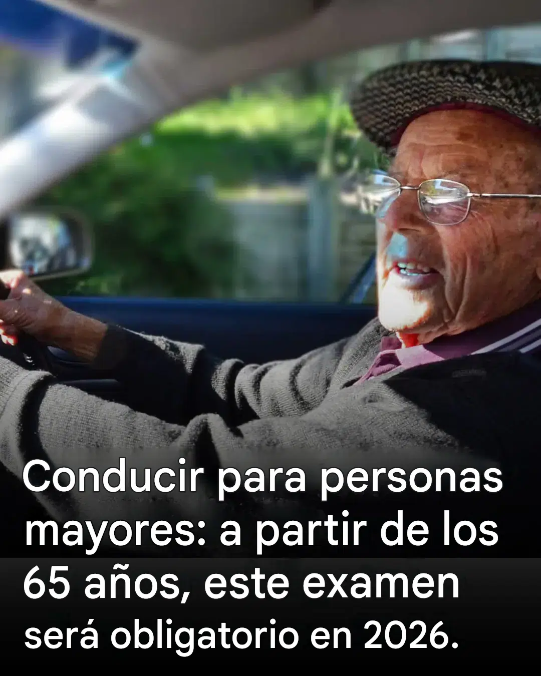 Conducir para personas mayores: a partir de los 65 años, este examen será obligatorio en 2026.