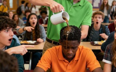 Estudiante vierte café sobre su nuevo compañero negro, sin saber que es campeón de taekwondo…