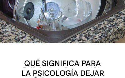 ¿Dejas a menudo los platos en el fregadero? No es solo un hábito: qué significa según la psicología.