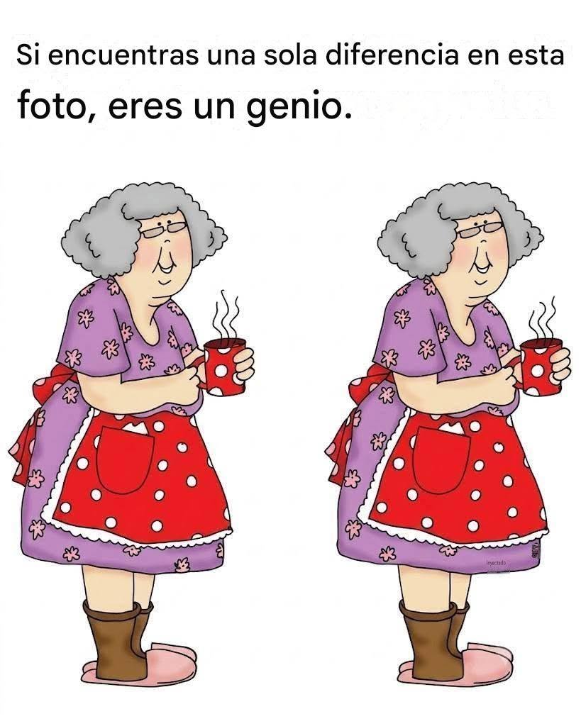 ¿Puedes detectar las diferencias en la hora del té de la abuela?