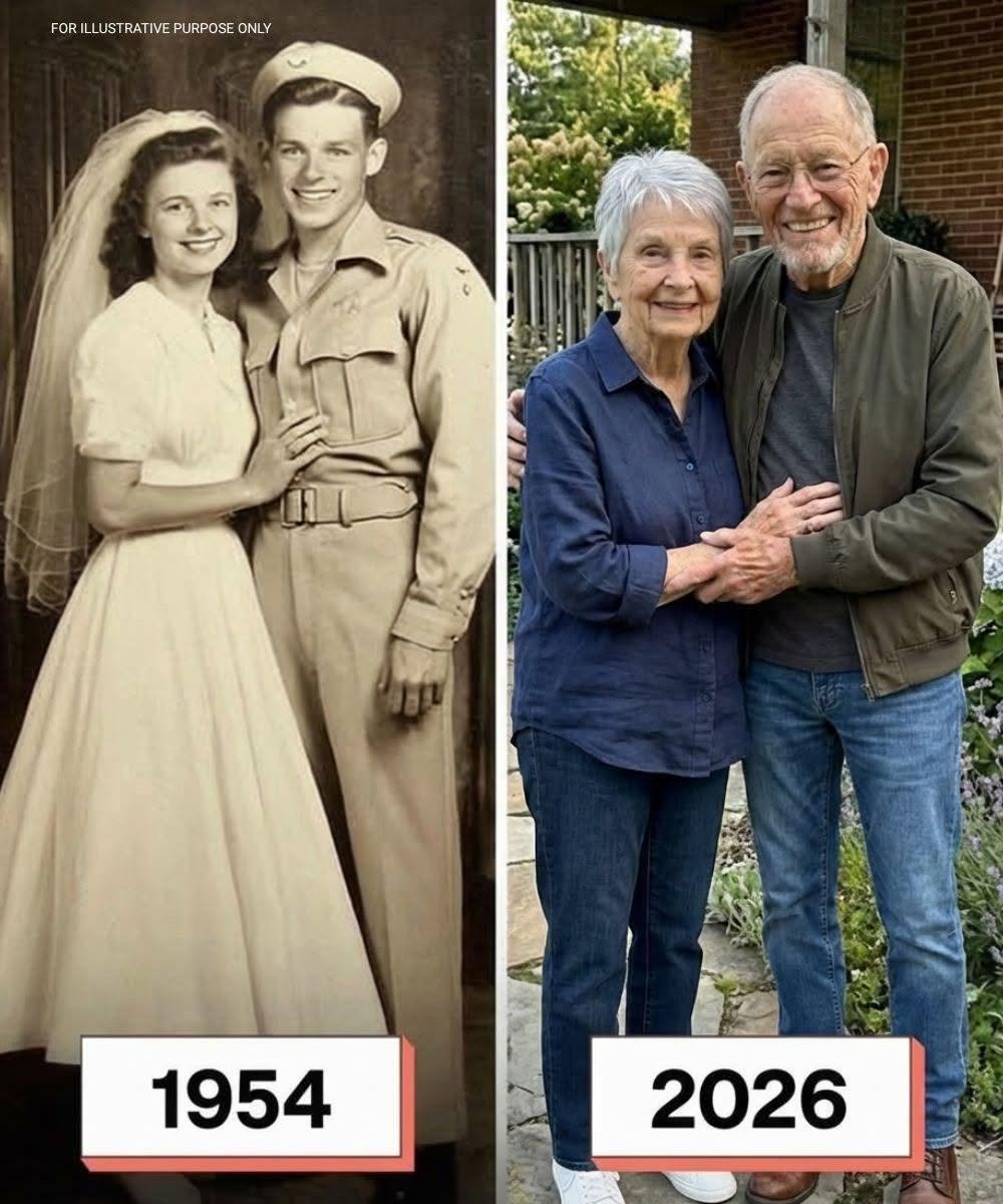 Estuve casada con mi esposo durante 72 años. En su funeral, uno de sus compañeros del ejército me entregó una pequeña caja y no podía creer lo que…