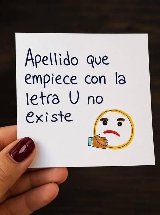 El misterio del apellido inexistente: realidades que pocos conocen….Ver más
