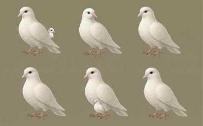 El número de palomas que ves revela quién camina a tu lado.