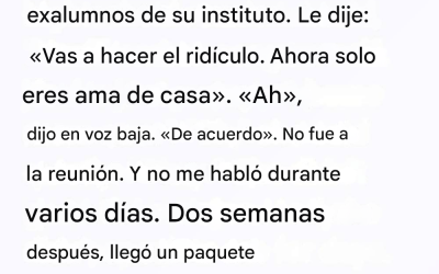 Pensé que no había hecho “nada” en todo el día, pero una caja me demostró que estaba equivocado.