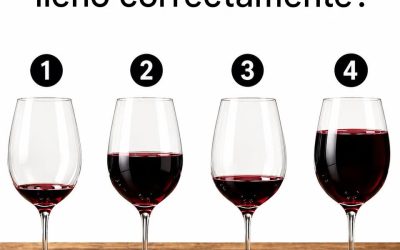 ¿Qué vaso está lleno correctamente?