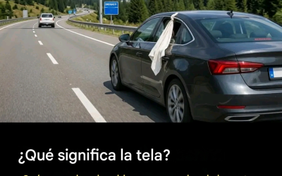 Un paño blanco en la ventana de un coche… ¡Una señal de tráfico poco conocida! ¿Qué significa realmente?