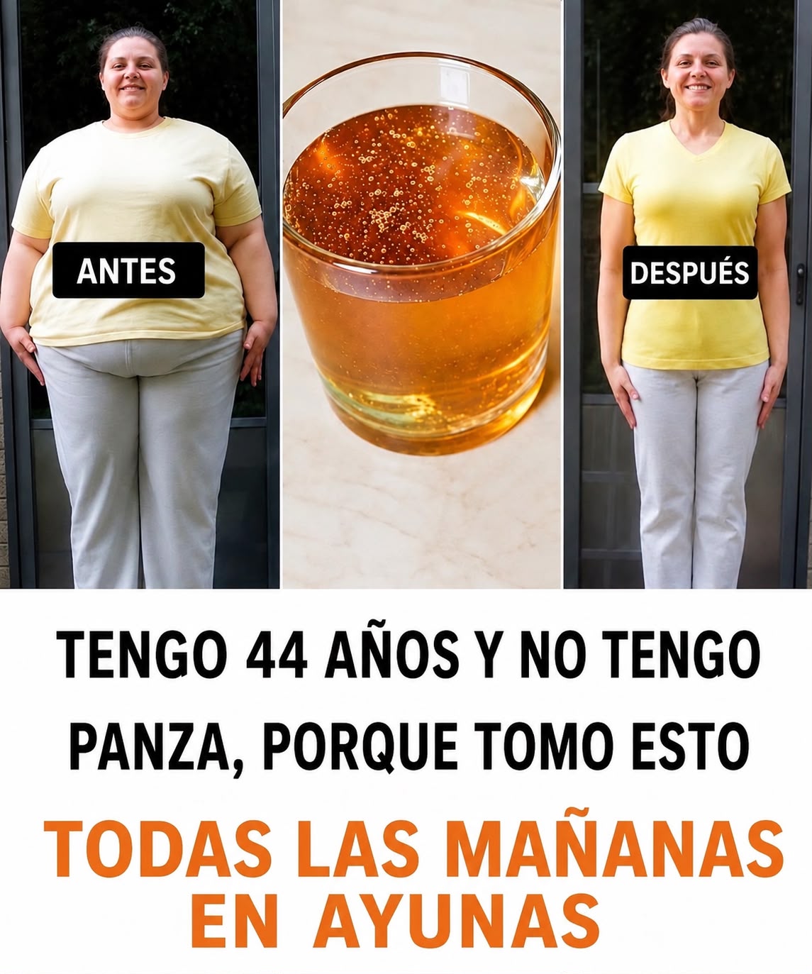 Tengo 44 años y ¡me ha quitado toda la barriga! Acabo de beber este batido. ¡Bébelo cada mañana y verás el cambio en solo 5 días! 😱Solo tienes que tocar el texto azul para ver la receta. ⬇️👇LA RECETA SE PUEDE ENCONTRAR AQUÍ. 👇⬇️