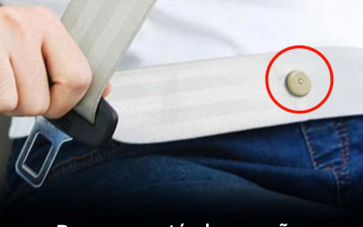 ¿Sabes para qué sirve ese botoncito del cinturón de seguridad? ¡Descubre más en los comentarios!⬇️