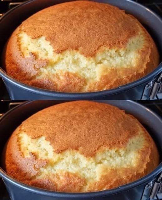 Pastel italiano sencillo con 12 cucharadas