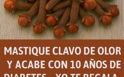 Mastica clavo de olor, así me dijo mi doctor, se lo voy a agradecer por siempre.