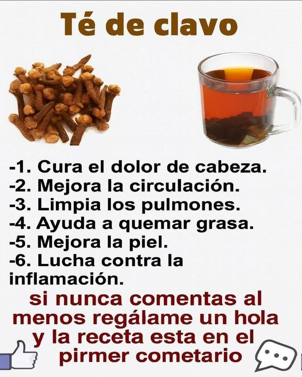 Receta Paso a Paso de Té de Clavo de Olor