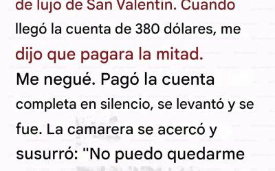 Una cena de San Valentín que lo reveló todo: Cuando una prueba destruyó siete años juntos