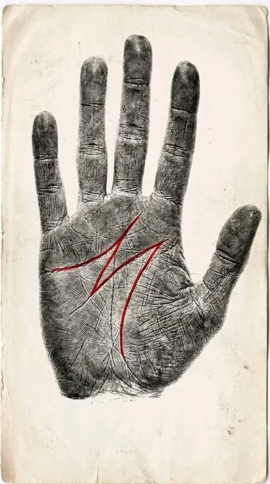 ¿Sabías que si tienes la letra “M” en la palma de la mano, significa…