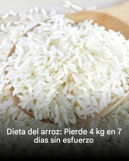 Dieta de arroz: perder 4 kg en 7 días sin esfuerzo