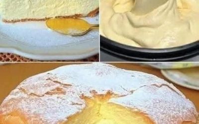 Pastel clásico de mantequilla de vainilla con salsa de suero de leche