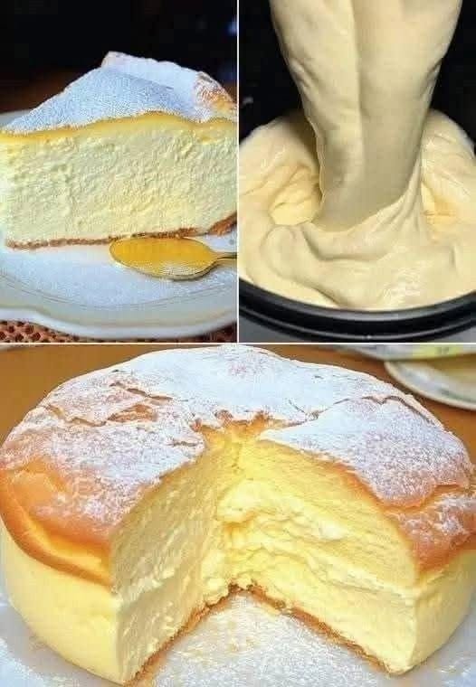 Pastel clásico de mantequilla de vainilla con salsa de suero de leche