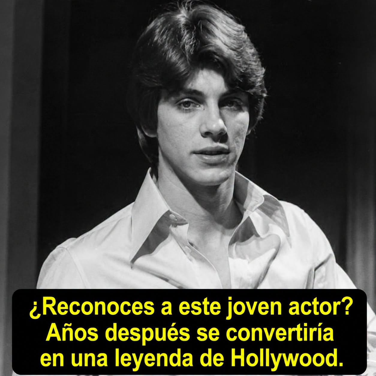 Millones lo admiraron en el cine, pero casi nadie reconoce esta foto de su juventud…