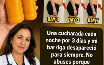 Una cucharada cada noche por 3 días y mi barriga se notó más plana. Te doy la receta a cambio de un simple “HOLA”. Preparación en el primer comentario.