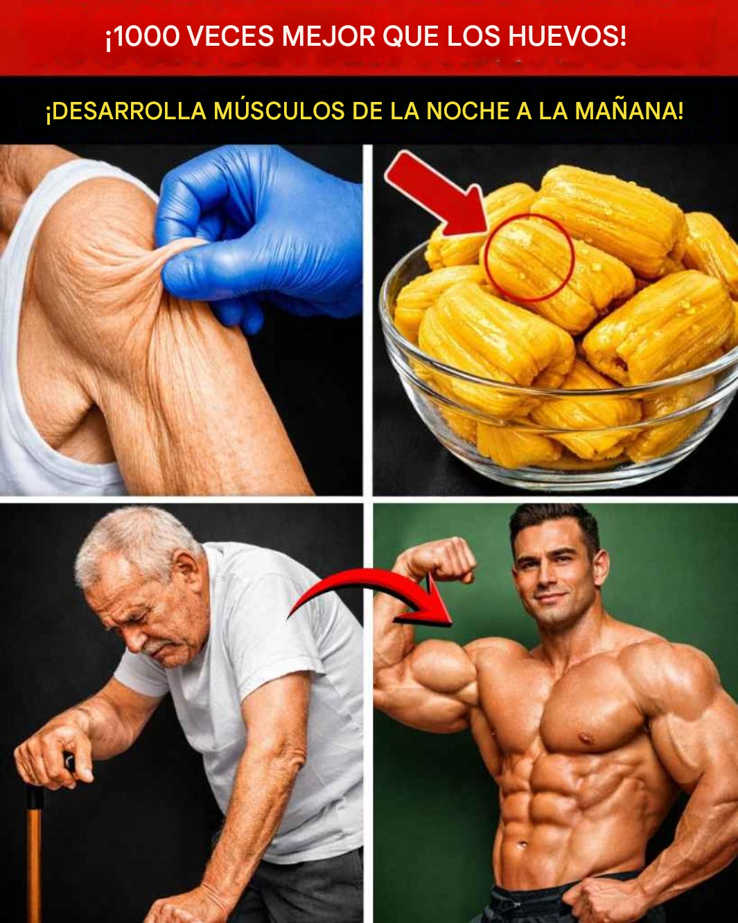 5 frutas para mantener la masa muscular después de los 75 años, para combinar con proteínas en días más energéticos.