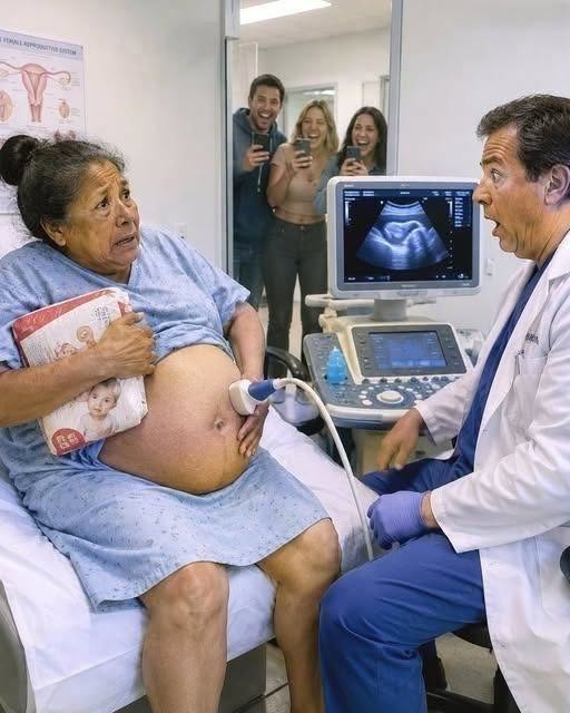 A los 66 años, María llegó a la oficina de un ginecólogo con una bolsa de pañales, insistiendo en que estaba esperando un bebé … pero después de revisar las ecografías, el médico le informó que el feto necesitaba ser retirado de inmediato. kara