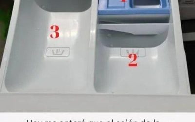 Por fin aprendí a usar correctamente el cajetín del detergente y esto cambió por completo mi forma de lavar la ropa