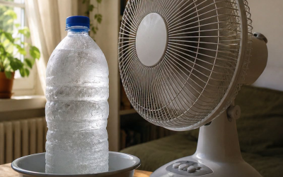 Ola de calor: ¿Qué tan efectivo es el truco con la botella congelada para el ventilador?
