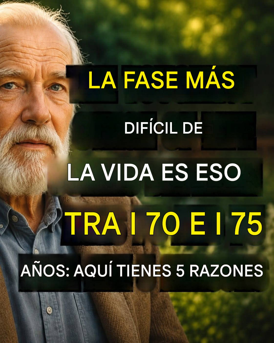 Entre los 70 y 75 años: 5 aspectos que pueden hacer que esta fase sea más difícil.