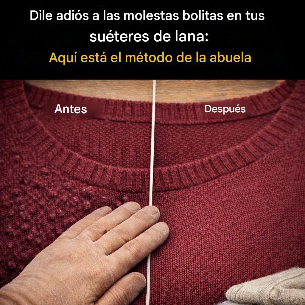 ¿Por qué los jerséis de lana tienen esas molestas pastillas